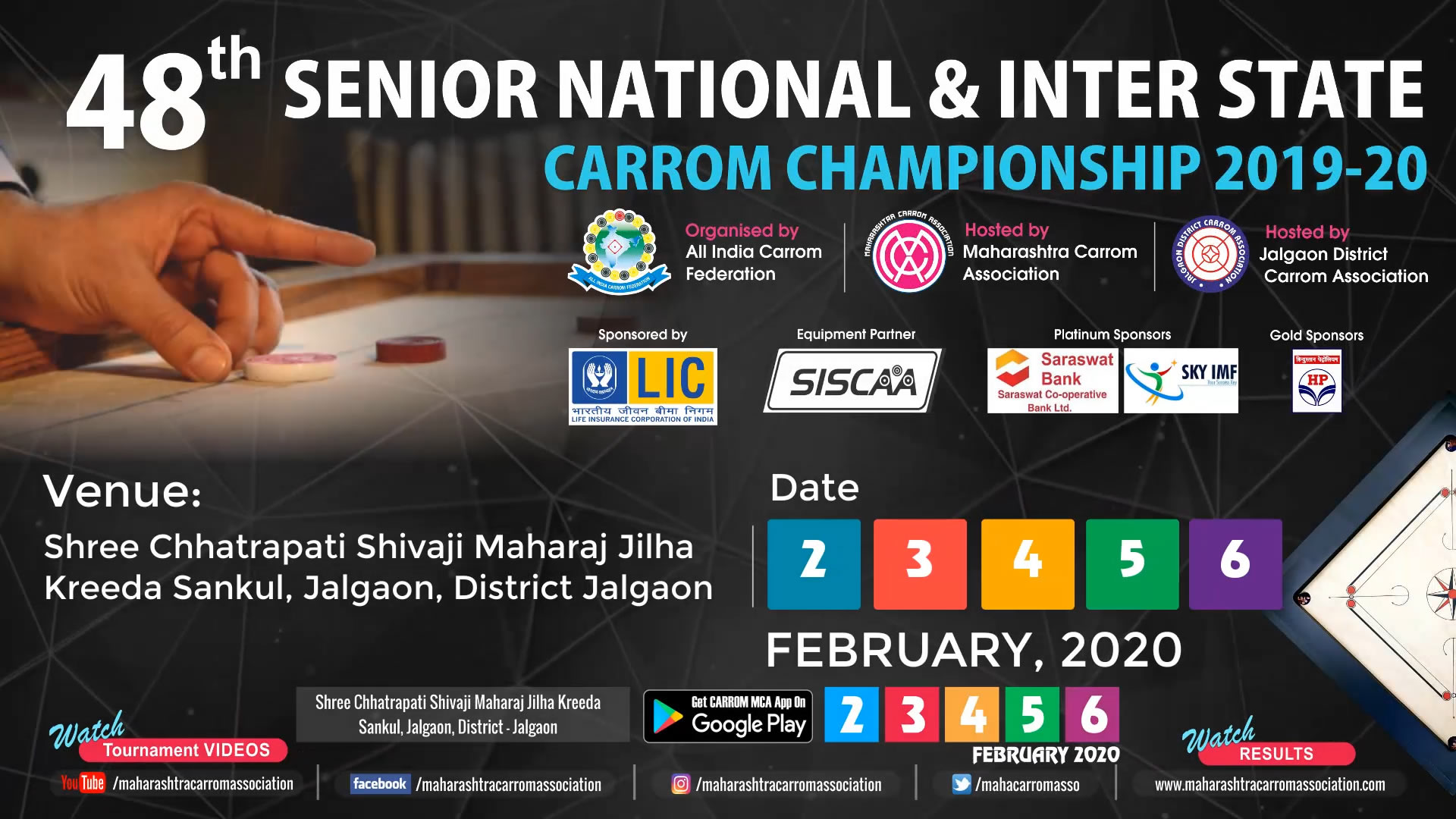 Maharashtra Carrom Association | MCA