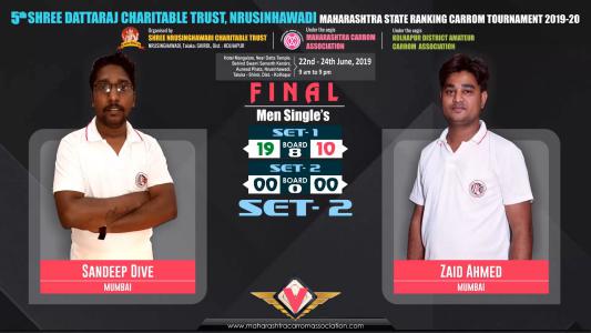 Sandeep Dive (Mumbai) vs Zaid Ahmed (Mumbai)