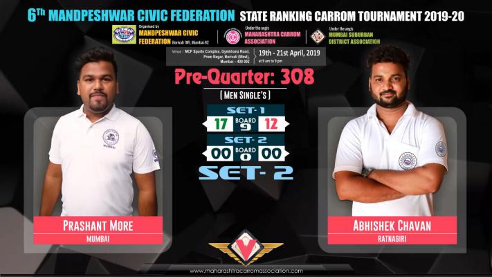 Prashant More (Mumbai) vs Abhishek Chavan (Ratnagiri)