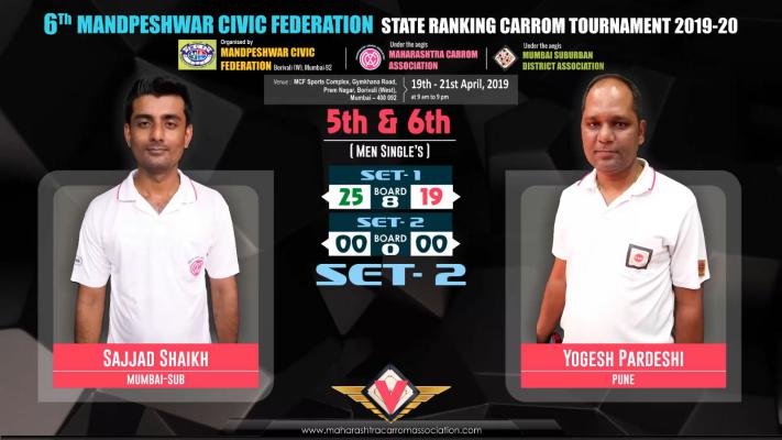 Sajjad Shaikh (Mumbai-Sub) vs Yogesh Pardeshi (Pune)