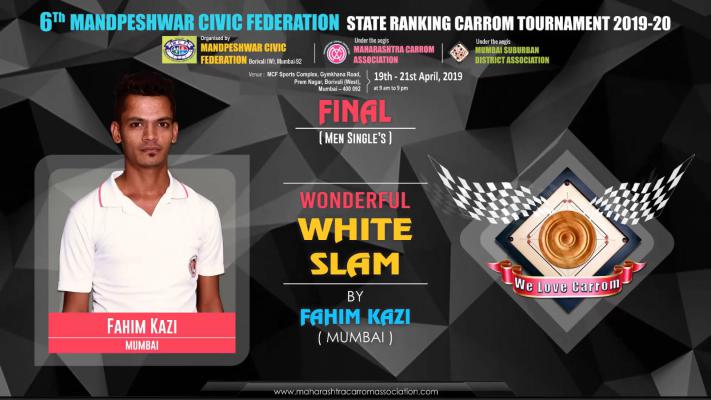 Wonderful White Slam by Fahim Kazi (Mumbai)