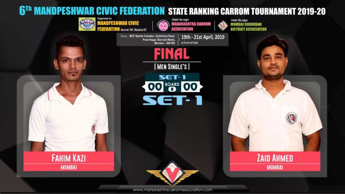 Fahim Kazi (Mumbai) vs Zaid Ahmed (Mumbai)