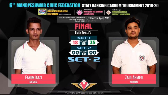 Fahim Kazi (Mumbai) vs Zaid Ahmed (Mumbai)