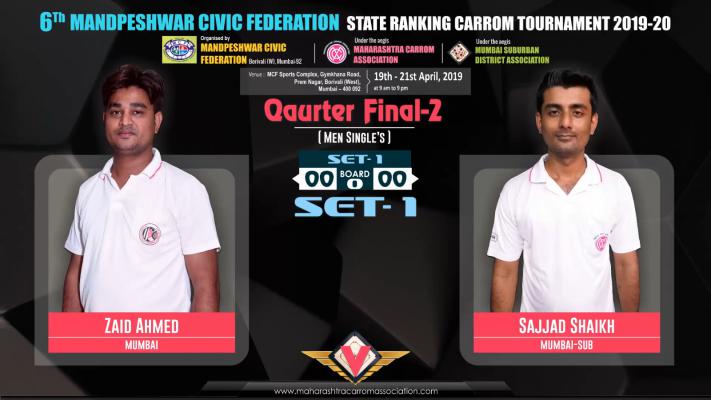Zaid Ahmed (Mumbai) vs Sajjad Shaikh (Mumbai)