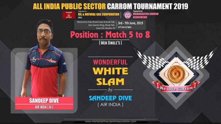 Wonderful White Slam by Sandeep Dive (Air India)
