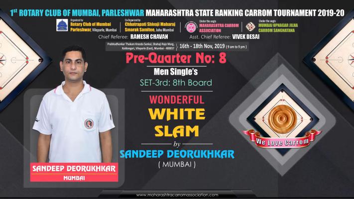 Wonderful White Slam by Sandeep Deorukhkar (Mumbai)